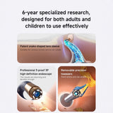 Smart Visual Ear Cleaner with HD Endoscope & Precision Tweezers - Safe for Adults & Children(blue) - Front View