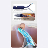 Smart Visual Ear Cleaner with HD Endoscope & Precision Tweezers - Safe for Adults & Children(blue) - 45-Degree Angle