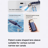 Smart Visual Ear Cleaner with HD Endoscope & Precision Tweezers - Safe for Adults & Children(white) - Top-Down View