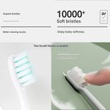 Sonic Electric Toothbrush with 31000 VPM, 4 Modes, 10000+ Soft Bristles, Travel Case & Charging Base(white) - Side View