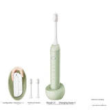 Sonic Electric Toothbrush with 31000 VPM, 4 Modes, 10000+ Soft Bristles, Travel Case & Charging Base(Green)