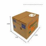 Adorable Cat Stealing Coin Piggy Bank - Automatic Money Saving Box for Kids & Adults(Orange and white cat) - Top-Down View