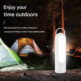 2-in-1 Portable LED Camping Lantern & Flashlight - USB Rechargeable, Dual Light Modes(Bear model green) - Side View