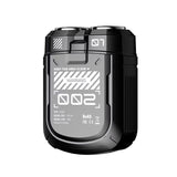 K002 Mini Electric Shaver - 3D Floating Head, IPX7 Waterproof, Type-C Charging, 70 Min Runtime Product Description(Black)