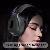 AKZ 25 Wireless Over-Ear Headphones - Bluetooth 5.3, Hi-Fi Audio, Noise-Isolating, Long Battery Life(white) - Side View