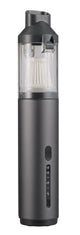 Portable Cordless Handheld Vacuum Cleaner - 16000Pa Suction, 3x2000mAh Battery, Multiple Attachments(black)