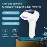 IPL Laser Hair Removal Device - 990,000 Flashes, 8 Intensity Levels, Dual Mode for Full Body(white) - Front View
