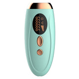 Advanced IPL Home Hair Removal System - 990K Flashes, 5 Levels, Auto/Manual Mode for Silky Skin(Light green)