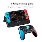 Wireless Bluetooth 4.0 Pro Gaming Controller - Multi-Platform Compatibility, 6-Axis Gyro, Turbo Function(Black and green and purple)