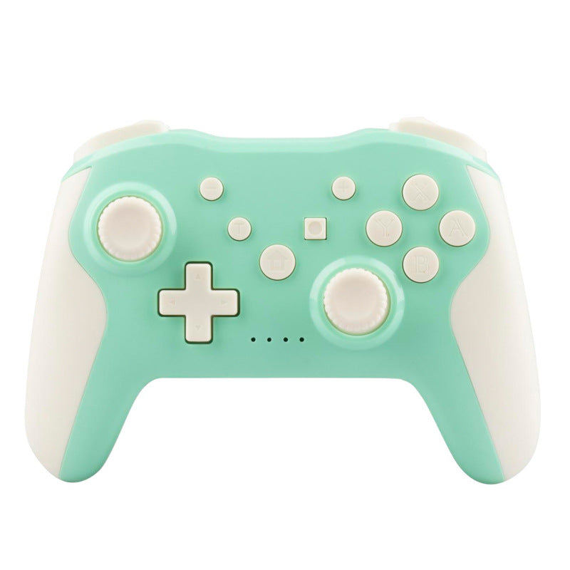 Wireless Bluetooth 4.0 Pro Gaming Controller - Multi-Platform Compatibility, 6-Axis Gyro, Turbo Function(Green and white)