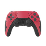 Wireless Gaming Controller - Bluetooth 4.0, Double Motor Vibration, Sensitive Touchpad & 8H Playtime(Wine red)