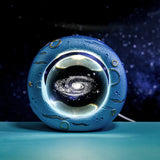 Celestial Ring LED Crystal Ball Lamp - 3D Engraving, Unique Gift (Milky Way)