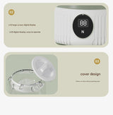 Blue Travel-Friendly Mini Washing Machine - USB Powered, Automatic, for Small Loads - Rear View
