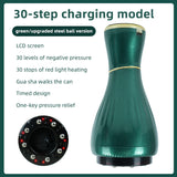 Green Portable Electric Cupping Therapy Device - Adjustable Intensity & Heat