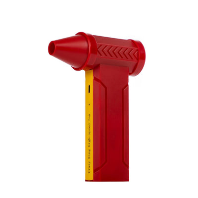 Portable Jet Fan - 200W Powerful Handheld Air Duster & Blower (Red)