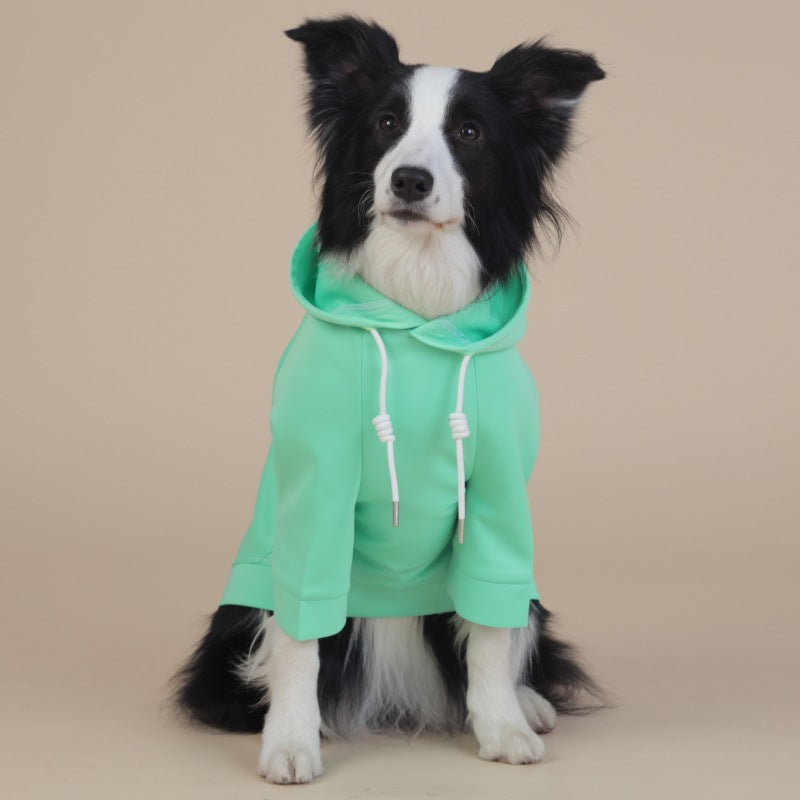 Green Classic Dog Sweatshirt with Hood & Drawstrings - For Large Dogs (Size : 8XL)