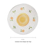 (Lemon) Cotton Rope Woven Placemats - Set of 3, 30cm Diameter Heat Resistant Kitchen Decor