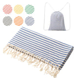 Green Chic Lightweight Nylon Drawstring Tote Bag - Multi-Pocket Casual Shoulder & Crossbody - Front View