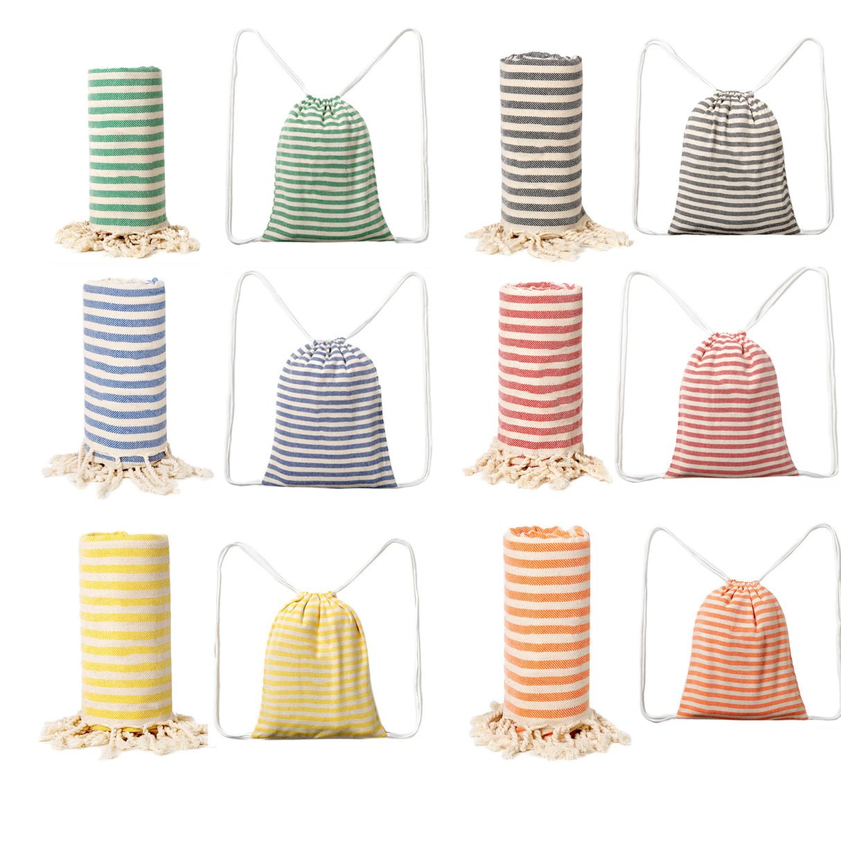 Yellow Chic Lightweight Nylon Drawstring Tote Bag - Multi-Pocket Casual Shoulder & Crossbody