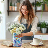 Colorful Style 3 DIY 3D Puzzle Vase - Creative Jigsaw Flower Holder with Waterproof Liner - Decorative Home Accent & Unique Gift