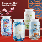 Colorful Style 4 DIY 3D Puzzle Vase - Creative Jigsaw Flower Holder with Waterproof Liner - Decorative Home Accent & Unique Gift