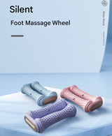 Blue Ergonomic Dual Foot Massage Roller - Deep Tissue Relief for Plantar Fasciitis, Arch Pain & Tired Feet - Front View