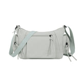 Green Chic Lightweight Multi-Pocket Oxford Crossbody Bag - Waterproof Retro Shoulder Bag for Women