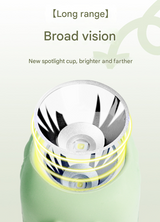 Green Adorable Crocodile Silicone LED Flashlight for Kids - USB Rechargeable, Dimmable Brightness, Portable Night Light - 45-Degree Angle