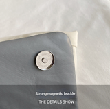 White Chic Quilted Crossbody Bag for Women - PU Leather Diamond Pattern Chain Strap Shoulder Purse with Elegant Clasp - Close-Up Angle