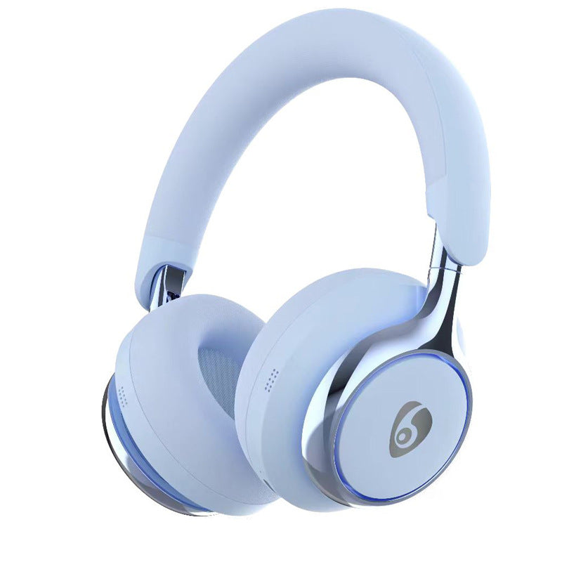 Blue Premium Wireless ANC Headphones - Bluetooth 5.4, 32H Playtime, Foldable Over-Ear Design, Comfort Earpads for Travel & Gaming
