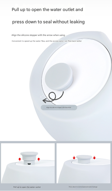 Pink Portable Pet Dog Water Bottle 550ml - Foldable Food-Grade Silicone Travel Drinker with Leak-Proof Dispenser