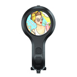 Black Style A Ultra-Loud Electric Bike Horn - 130dB USB Rechargeable, IPX6 Waterproof, Easy Mount Bicycle Safety Bell