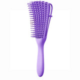 Black Ultimate 27-Piece Hair Styling & Care Kit - Detangling Brushes, Combs, Scalp Massager & Salon Accessories - Side View