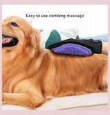 Pink 3-Pack Gentle Pet Grooming Glove - Deshedding, Bathing & Massage Mitt for Dogs & Cats, Breathable & Adjustable - Low Angle