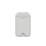 Light Grey Chic MagSafe Wallet with Mirror & Stand - PU Leather Card Holder for iPhone 12-16 Series