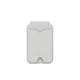 Light Grey Chic MagSafe Wallet with Mirror & Stand - PU Leather Card Holder for iPhone 12-16 Series