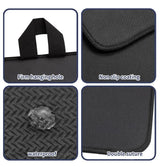 Black Premium Heat Resistant Stovetop Protector Mat - Waterproof, Anti-Slip & Easy Clean Kitchen Guard (42x28cm) - 45-Degree Angle