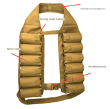 Black Ultimate 12-Can Beverage Carrier Vest - Hands-Free Outdoor Party Backpack - Side View