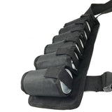 Black Ultimate 12-Can Beverage Carrier Vest - Hands-Free Outdoor Party Backpack - Rear View