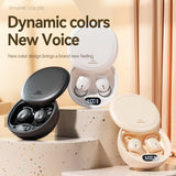 White Ultra-Comfort Wireless Sleep Earbuds - Bluetooth 5.4, Hi-Res Audio, Noise Isolating, 60H Playtime for Side Sleepers - Front View