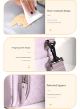 Grey Chic Insulated Lunch Tote Bag - 11L Large Capacity Cooler for Work, Picnic & Travel - Durable Oxford Fabric - Low Angle