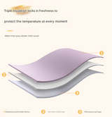 Purple Chic Insulated Lunch Tote Bag - 11L Large Capacity Cooler for Work, Picnic & Travel - Durable Oxford Fabric - 45-Degree Angle