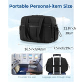 Beige Versatile Carry-On Travel Duffel Bag - Airline Personal Item Size with Waterproof Wet Pocket & Trolley Sleeve