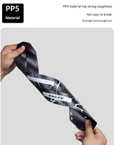 Style E Black Lightweight Bicycle Rear Mudguard - Adjustable PP5 Fender for MTB, Road & Folding Bikes (NOT for V-Brakes) - Rear View