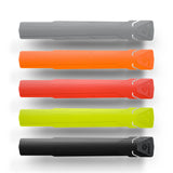 2 Pcs Black Durable Bicycle Frame Down Tube Protector Sticker  - Anti-Scratch Guard for MTB & Road Bikes