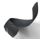 2 Pcs Black Durable Bicycle Frame Down Tube Protector Sticker  - Anti-Scratch Guard for MTB & Road Bikes - Rear View