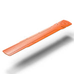 2 Pcs Orange Durable Bicycle Frame Down Tube Protector Sticker - Anti-Scratch Guard for MTB & Road Bikes