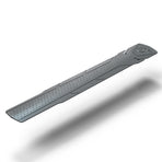2 Pcs Grey Durable Bicycle Frame Down Tube Protector Sticker - Anti-Scratch Guard for MTB & Road Bikes
