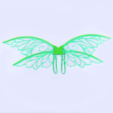 Green Enchanting Iridescent Fairy Wings - Sparkle Butterfly Elf Wings for Costume Parties, Cosplay & Dress-Up Fun