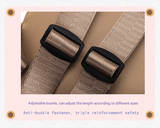 Black Adorable Monster Pet Backpack Harness - Small Dog & Cat Treat Pouch with Poop Bag Dispenser - Rear View